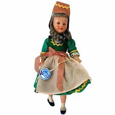 Gura Doll Traditional German Clothing Sleep Eyes Tag Vintage 1950’s 8.5”L