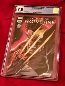 RETURN OF WOLVERINE #1 - NYCC Glow in the Dark J Scott Campbell Variant, CGC 9.8 - Picture 1 of 7