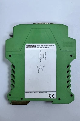 Convertisseur d'interface Phoenix Contact PSM-ME-RS232/TTY-P - Fabriqué en Al... - Photo 1/4