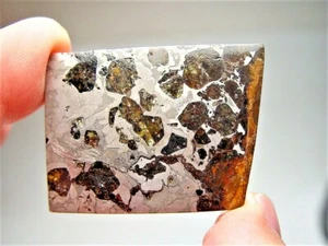 TOP ANGEBOT! TOLLE KRISTALLE! SENSATIONELLER SEYMCHAN PALLASIT METEORIT 39,5 GMS - Bild 1 von 8