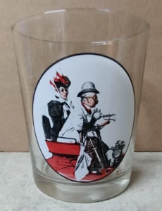 The Saturday Evening Post Norman Rockwell Glass "SPEED July 19, 1924" Collectibl - Picture 1 of 2