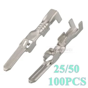 Auto/KFZ 2,8mm-Serie Crimpkontakte Stiftkontakte Stecker Pin Kontakt Neu - Picture 1 of 2