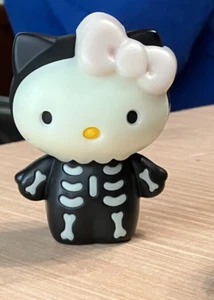 Sanrio HELLO KITTY McDonalds 2019 Skeleton Halloween Toy Glow-in-Dark - Picture 1 of 7
