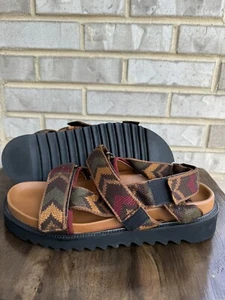Sandalias Missoni Zapatos con Correa Azteca Occidentales Sin Cordones Hombres Talla EU 44 US 10.5 Boho - Imagen 1 de 13