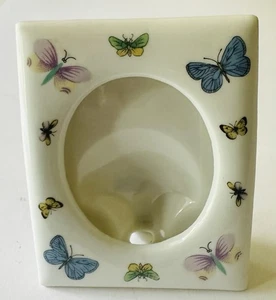 Andrea von Sadek Porzellan Schmetterlinge Bilderrahmen 5" x 3 3/4" freistehend - Bild 1 von 8