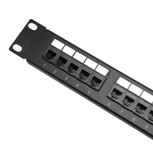 Rj11 Through Coupler 25 Ports Anti Interference Gold Plated Pin Cat3 Patch AM - Afbeelding 1 van 23