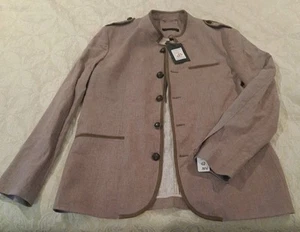 John Varvatos Collection Jacket Mens 42 Blazer Sports Coat Linen $448 Brand NWT - Picture 1 of 19