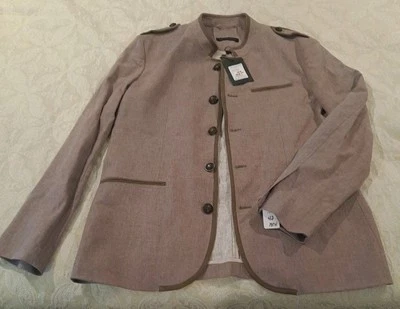 John Varvatos Collection Jacket Mens 42 Blazer Sports Coat Linen $448 Brand NWT - Image 1 of 4