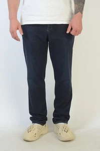 Prada Milano Men's Dark Blue Denim Jeans Black Line Size 34 Made in Italy - Picture 1 of 13