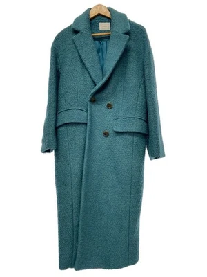 MURUA Green Polyester Coat Size 2 Used Women's Outerwear - Image 1 of 4