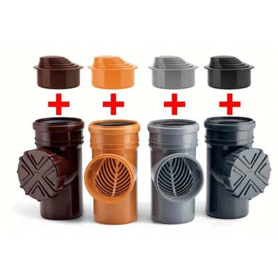 KARMAT Regenrohrfilter Fallrohr Reduzierstück 63-110mm DN100 Ø110 Laubfang Rohr KG/HT