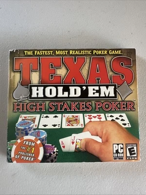 Texas Hold 'Em: High Stakes Poker (PC, 2005) New / sealed - Image 1 of 4