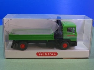 Wiking 6750226 MAN Pritschen LKW mit Ladekran  Wimo Bau H0 1:87 Top WAO96 - Picture 1 of 4