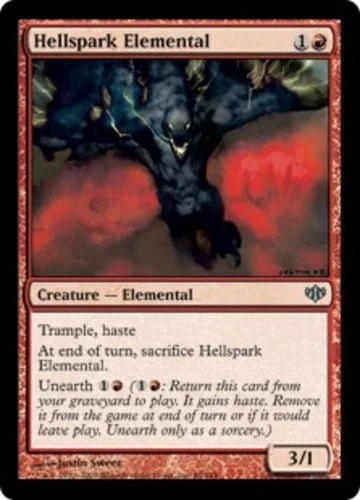 MTG - Hellspark Elemental - Conflux - NM, English Magic FLAT RATE SHIP - Image 1 of 1