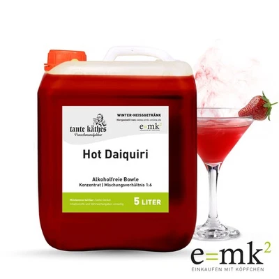Winter Punch Hot Daiquiri for Hot Cocktails - Alcohol Free - 5L Canister - Image 1 of 4