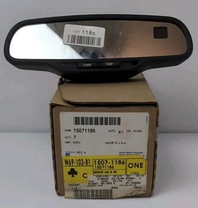2003-2006 GMC Chevy Rear View Mirror Temp OEM 15071186 Sierra 015322 Silverado - Picture 1 of 6