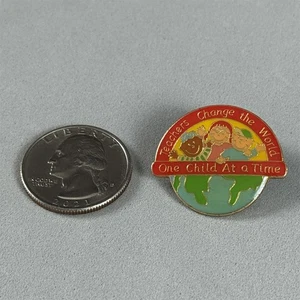 Teachers Change The World One Child At A Time Enamel Pin Pinback #56071 - Picture 1 of 3