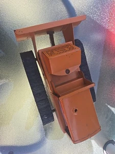 Bulldozer naranja de acero prensado Structo años 60 juguete de construcción 11" - Imagen 1 de 24