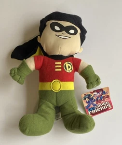 DC Super Friends Robin 10 Zoll Buddy Plüschtier Fabrik Neu mit Etikett Batman DC Comics - Bild 1 von 2