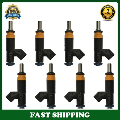 Juego de 8 inyectores de combustible aptos para Jeep Grand Cherokee 6,1 L V8 2006 2007 2008-2010 Foto 1 de 4