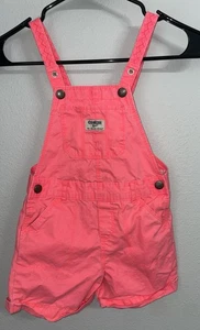 OshKosh B'gosh Overall Shorts Mädchen 5T Vestbak gesteppte Träger Sommer Outfit - Bild 1 von 4