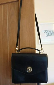 Vintage Designer women's Lancel handbag cross body black - Picture 1 of 12