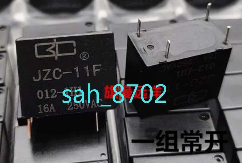 5 PCS NEW JZC-11F 012-1H1 12VDC 16A High Current Relay - Image 1 of 2
