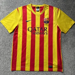 FC Barcelona 2013/2014 13/14 Away Football Shirt Nike Mens Large #10 MESSI - Picture 1 of 22
