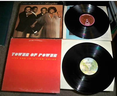 2 FUNK/SOUL VINYL: TOWER OF POWER LIVE IN LIVING & GLADYS KNIGHT STILL TOGETHER! - Image 1 of 4