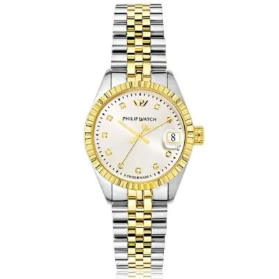 Orologio Donna Philip Watch Caribe Diamonds Bicolore R8253597607 NUOVO E ORIG... - Immagine 1 di 4
