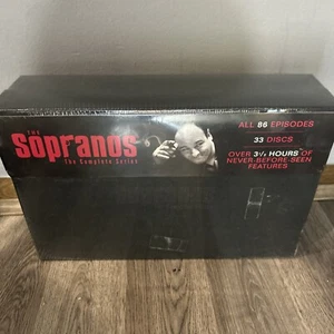 THE SOPRANOS-THE COMPLETE SERIES-86 Episodes w/ 3 CDs Soundtrack, 16-pg book-DVD - Imagen 1 de 6