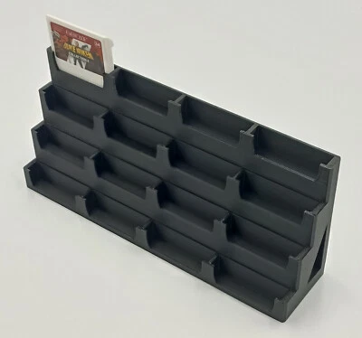 Display Stand Tower Holder Case for Evercade Cartridges - Holds 16 Games