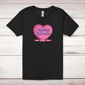Hopeless Romantic Adult T-Shirt - Picture 1 of 13