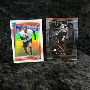 2021 novato de fútbol óptico Kyle Pitts plata Prizm variación lo T de 2 - Imagen 1 de 2