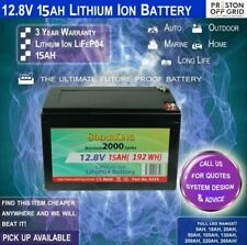 SOLARKING 12V 15ah Lithium Ion LiFePo4 Deep Cycle Battery (PICK UP)