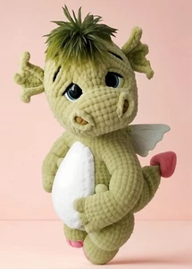 Dragon Crochet Pattern PDF – Amigurumi DIY Pattern, English (US) - Imagen 1 de 8