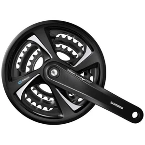 Juego de platos y bielas triple Shimano FC-TX801 Tourney con protector de cadena - 42/32/22T - 165 mm - Imagen 1 de 2