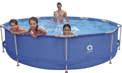 Pool Gartenpool Frame Swimming rund Kinder Schwimmbad Schwimmbecken 300-360cm - Bild 1 von 4