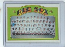 1972 Topps #328 Boston Red Sox Team card