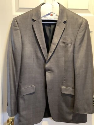 Men’s Gray Suit - 40R Blazer, 34”/32” Pants - Image 1 of 4