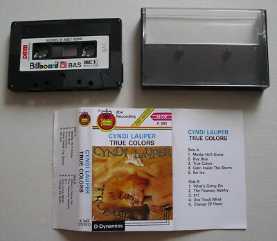 CYNDI LAUPER TRUE COLORS *RARE INDONESIAN CASSETTE TAPE* - Image 1 of 4
