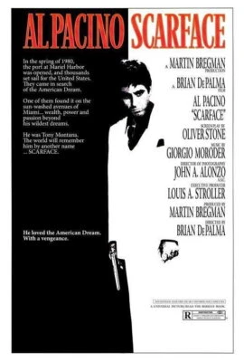 65422 Scarface Al Pacino Steven Bauer Michelle Wall Decor Print Poster - Image 1 of 4