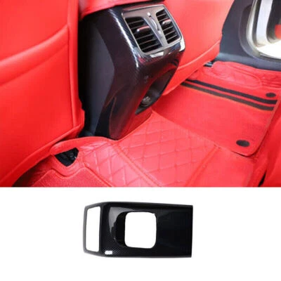 For Hyundai Sonata 15-2019 Carbon Fiber Rear Row Air Outlet Vent frame Cover 1x - Image 1 of 4