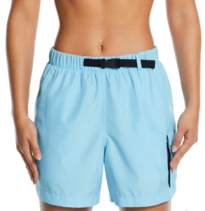 Nike Swim Damen MEDIUM Voyage Cover-Up Shorts in Aquarius Blue - Bild 1 von 7