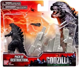 Godzilla Pack Of Destruction Bandai 3.75 inch Scale - Bild 1 von 2