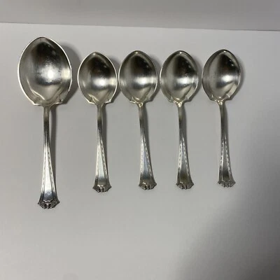 International  1847 Rogers Bros xs Triple Silver-plate Serving Spoons - Image 1 of 4