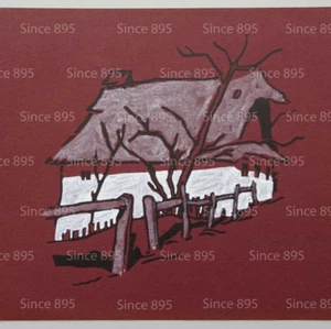 Vintage Litteczky Krausz Ilona Original Gemälde Set 6 unveröffentlicht ungarisch signiert - Bild 1 von 8