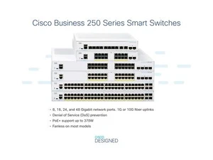 Cisco CBS250-24P-4X-UK Switch II prix TVA incluse garantie 3 ans * B2B - Photo 1/12