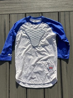 Camisa McDavid Boy’s Talla L Hexpad Hexagonal Esternón Manga 3/4 Protector de Pecho de Béisbol Foto 1 de 4