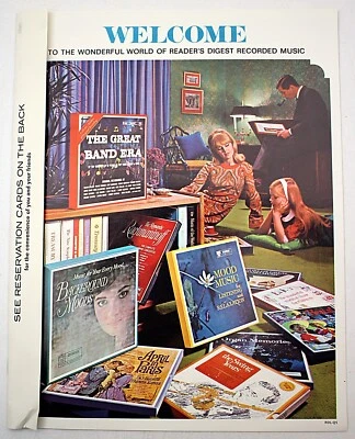 Readers Digest Custom Record Album Music Catalog Welcome Magazine 1967 - Image 1 of 4